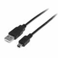 Miniatyrbild 1 av 3: Kabel Micro USB Startech USB2HABM50CM         USB A Mini USB B Svart