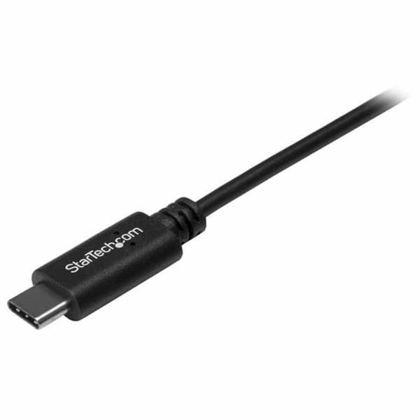 USB A - USB C kaapeli Startech USB2AC50CM           0,5 m Musta