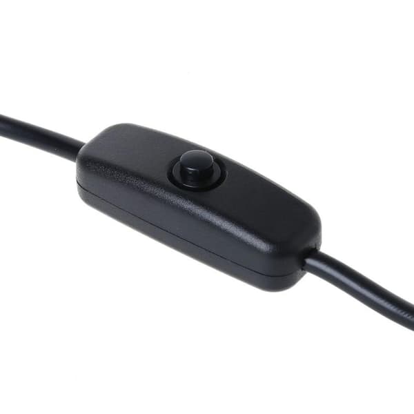 Kabel med On-off Funktion Typ USB C Hane till Hona C för Raspberry Pi 4 och Android m.fl.