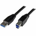 Miniatyrbild 1 av 3: USB A till USB B Kabel Startech USB3SAB10M