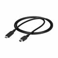Miniatyrbild 4 av 4: USB C till Mini DisplayPort Adapter Startech CDP2MDPMM1MB         Svart 1 m