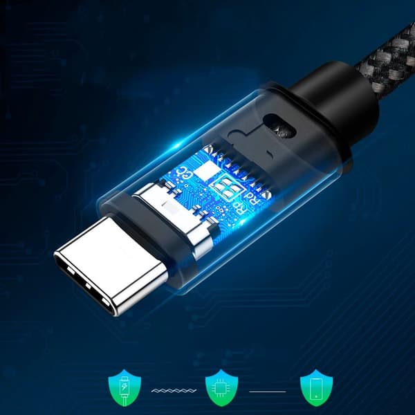 Type-C til Type-C kabel ladekabel PD240W 480 Mbps