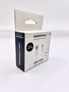 MobileFriend-kaapeli 2 metrin USB A - salama