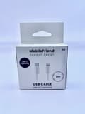 Miniatyrbild 2 av 2: MobileFriend Kabel 2 meter USB C  - Lightning