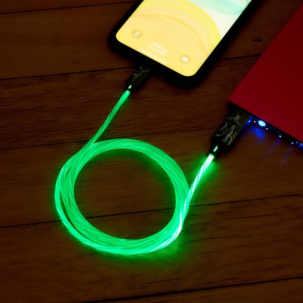 USB A til Lightning Light-Up 1,2m MFI Patronus