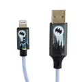 Miniatyrbillede 1 af 6: USB A Til Lightning Light-Up 1,2m MFI Bat logo