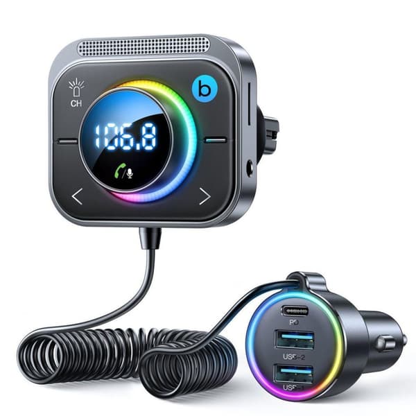 SiGN Billaddare 30W (2xUSB-A / USB-C PD) - Svart