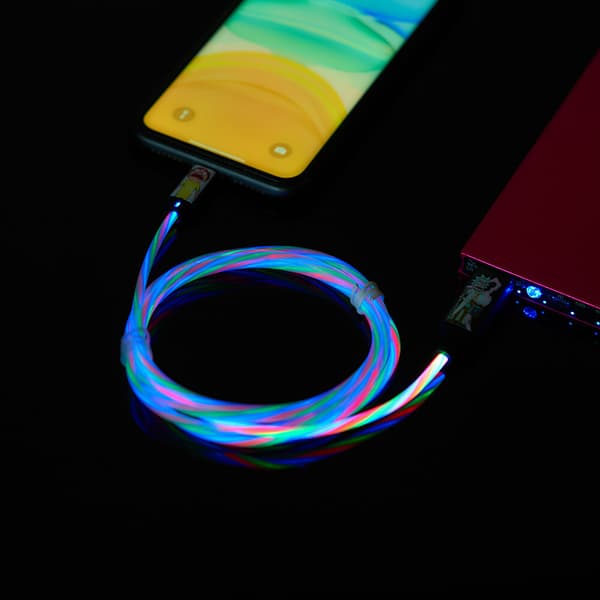 USB A til Lightning Light-Up 1,2m MFI Shock
