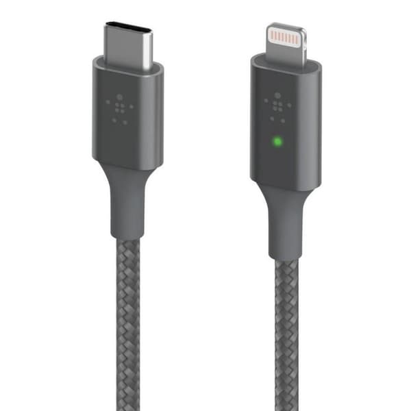 Belkin Smart Led Usb-c To Lightning Musta