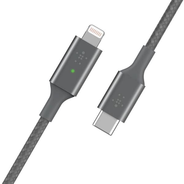 Belkin Smart Led Usb-c To Lightning Musta
