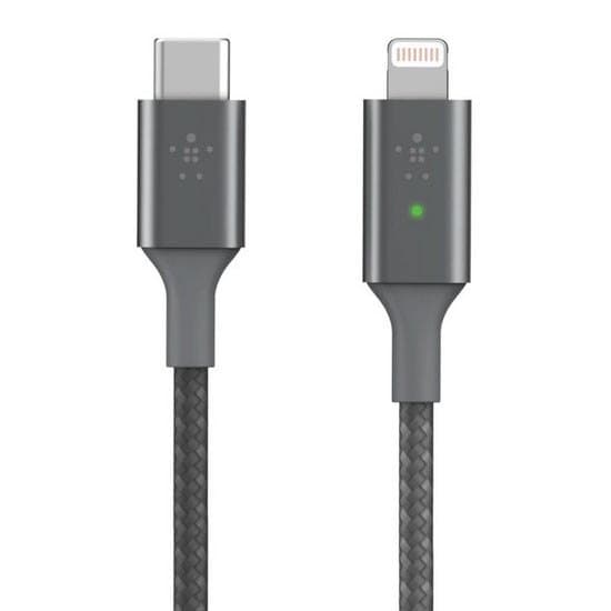 Belkin Smart Led Usb-c To Lightning Musta