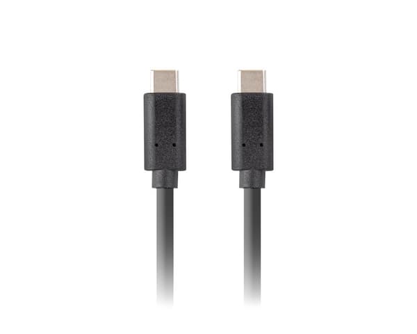 USB-C Kabel 3.1 Gen 2 (10GB/s) PD100W Sort- 0.5m