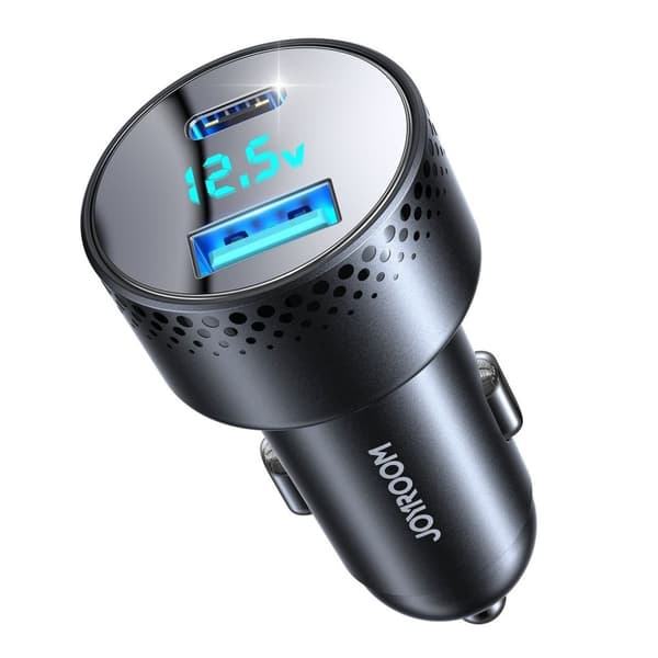Joyroom 53W Dual Billaddare med Digital Display