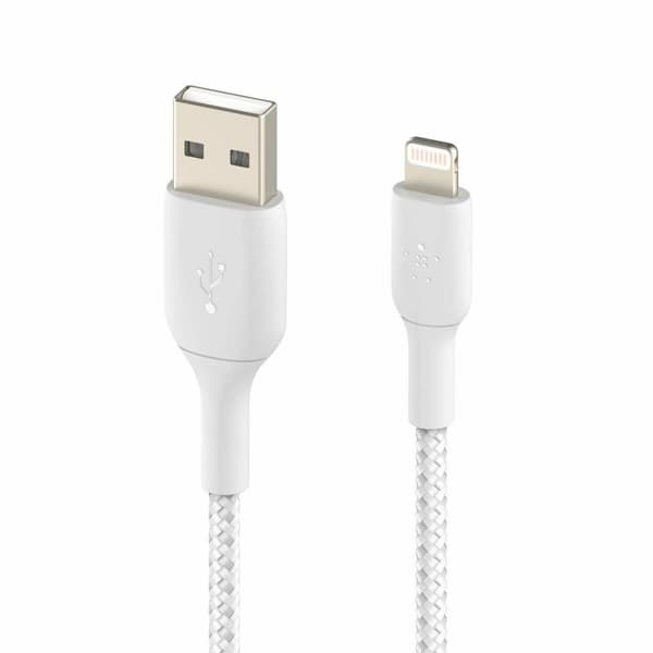 Kabel Lightning Belkin CAA002BT1MWH Vit 1 m (1 antal)