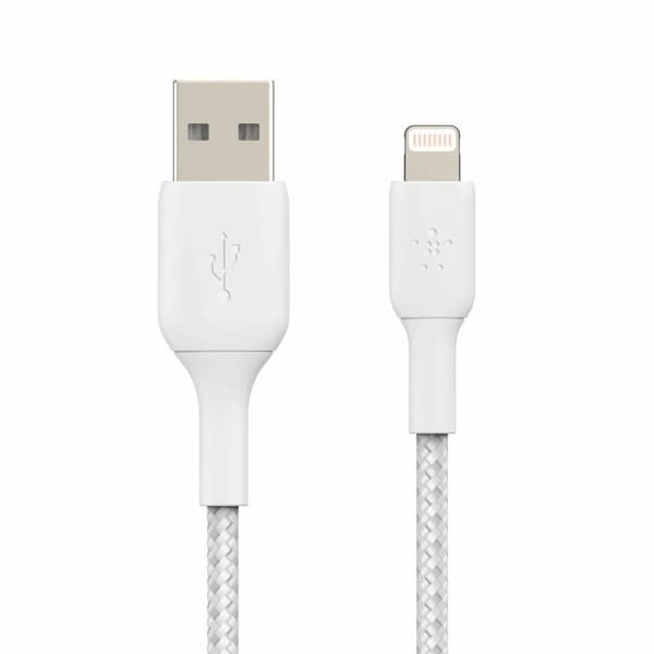 Kabel Lightning Belkin CAA002BT1MWH Vit 1 m (1 antal)