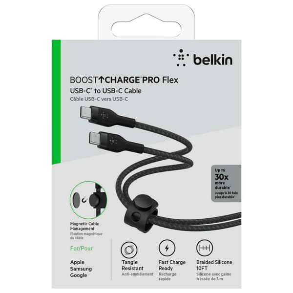 Belkin Usb-c Kabel Cab011bt3mbk 3 M Sort