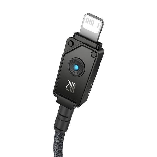 Baseus Unbreakable USB A to iP cable 2 m 5V-2.4A Black