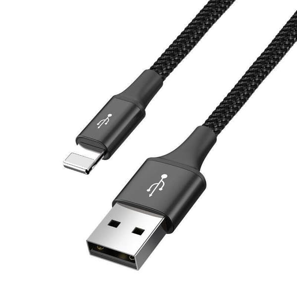 Cable USB Baseus Fast 4in1 2xUSB-C / Lightning / Micro 3.5A 1.2m (black)
