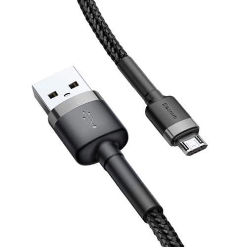 Baseus Cafule 2.4A 1m Micro USB cable (grey/black)