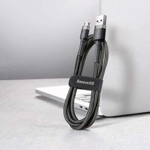 Baseus Cafule 2.4A 1m Micro USB cable (grey/black)