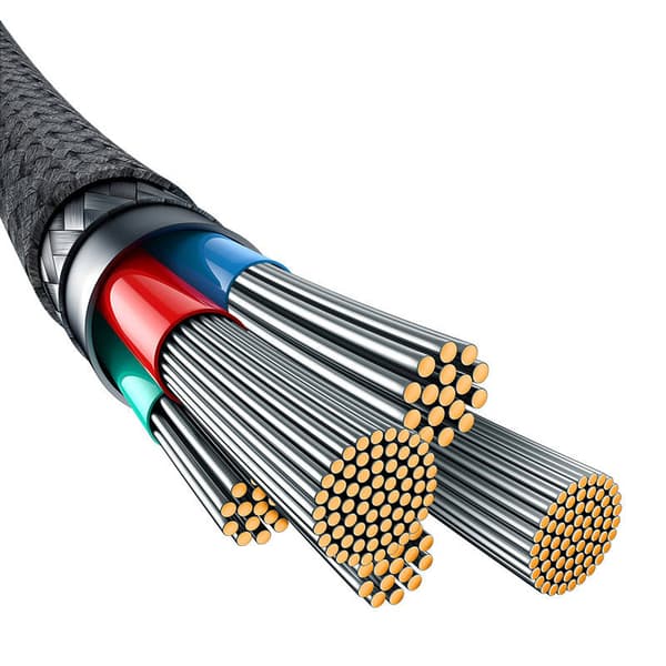 Baseus Unbreakable USB C to iP cable 1 m 20 W Black
