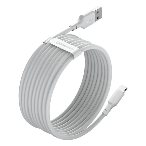 Baseus TZCATZJ-02 USB cable 1.5 m USB A USB C White