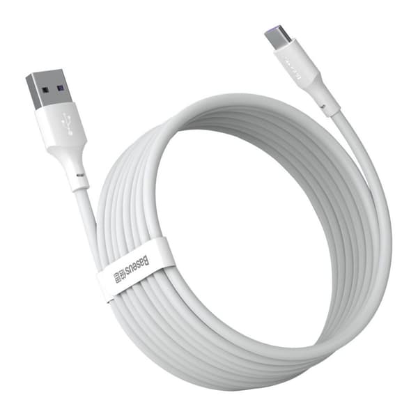 Baseus TZCATZJ-02 USB cable 1.5 m USB A USB C White