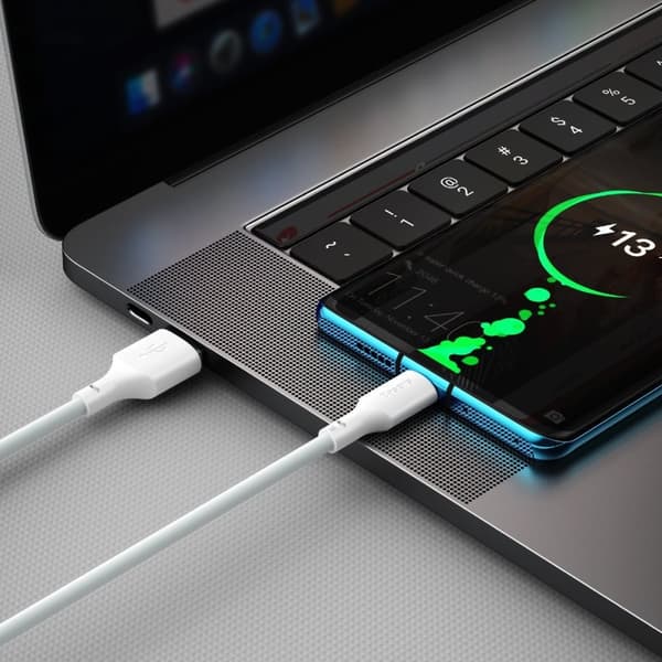 Baseus TZCATZJ-02 USB cable 1.5 m USB A USB C White