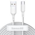 Miniatyrbilde 1 av 11: Baseus TZCATZJ-02 USB cable 1.5 m USB A USB C White