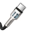 Miniatyrbilde 8 av 9: Baseus CATJK-C01 mobile phone cable Black 1 m USB C