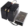 Miniatyrbillede 2 af 3: Solarmi propojovací DC kabel, 30cm, očko M6 - dutinka