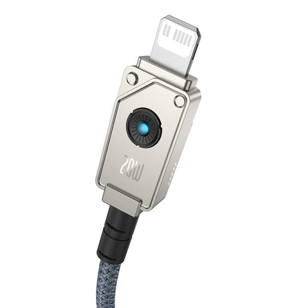 Baseus Unbreakable USB C to iP cable 1 m 20 W White