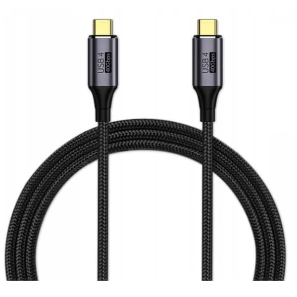 USB 4.0 Thunderbolt USB-C 40Gbps 100W 8K 60Hz kabel 1m för snabbladdning