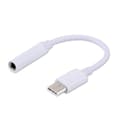 Miniatyrbild 1 av 2: USB C till Jack 3.5 mm Adapter Savio AK-35 Vit 0,12 m