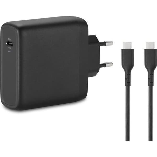 Kensington 100W USB-C GaN-strömadapter kompatibel med MacBooks, iPads, ytenheter och mer Svart