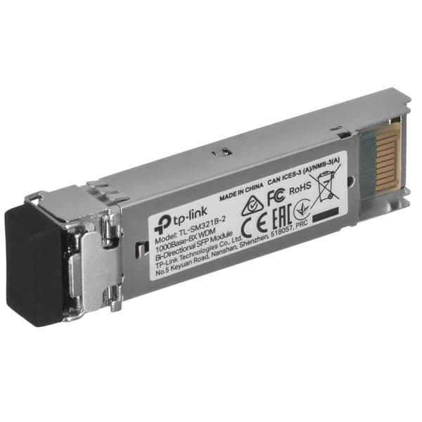 TP-Link TL-SM321B-2 nätverkssändtagaremodul Fiberoptisk 1250 Mbit/s SFP