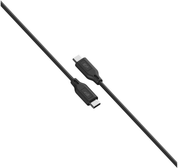 Silicon Strömkabel USB-C - USB-C Boost Link 1m, svart (LK15CC)