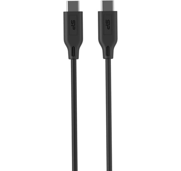 Silicon Strömkabel USB-C - USB-C Boost Link 1m, svart (LK15CC)