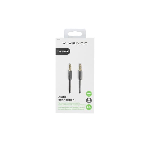 Vivanco kabel 3,5 mm - 3,5 mm 1 m (38767)