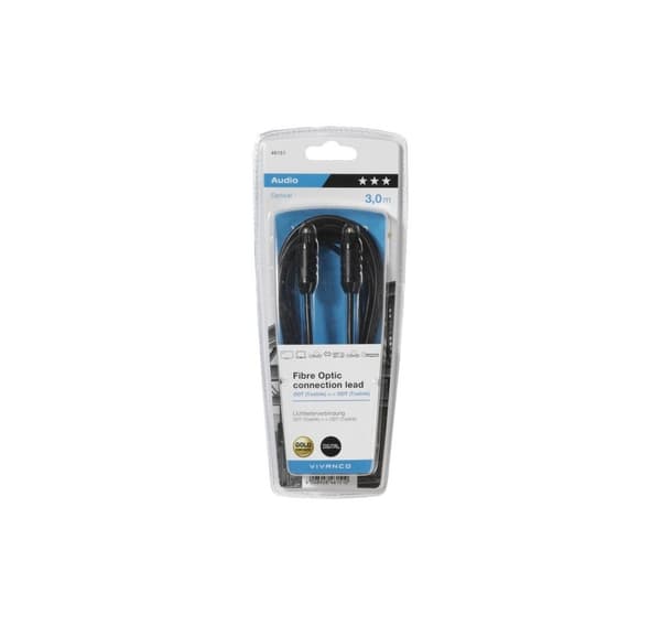 Vivanco kabel Toslink optisk 3m (46151)