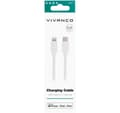Pikkukuva 2 / 2: Vivanco Lightning-kaapeli - USB-C 15cm, valkoinen (62757)
