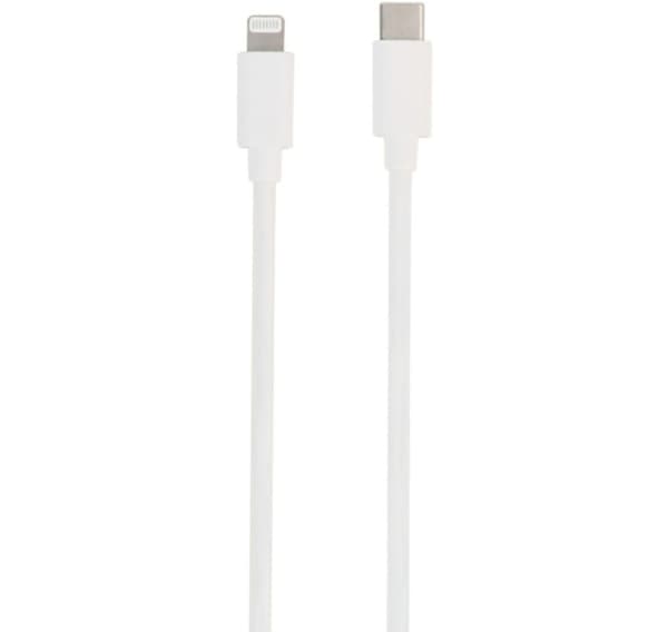 Vivanco Lightning-kaapeli - USB-C 15cm, valkoinen (62757)