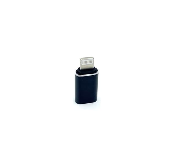 Maxlife adapter USB-C - Lightning, svart