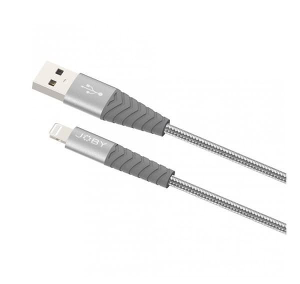 Joby kabel Lightning - USB 1,2m, grå