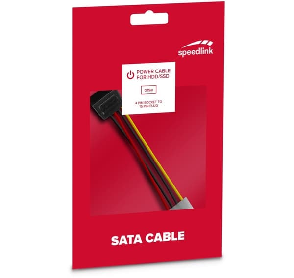 Speedlink-kabel SATA 0,15 m (SL-170501-BK)