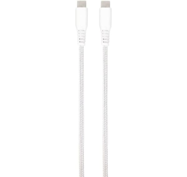 Vivanco-kabel USB-C - USB-C LongLife Lading 1,5m, hvit (62398)