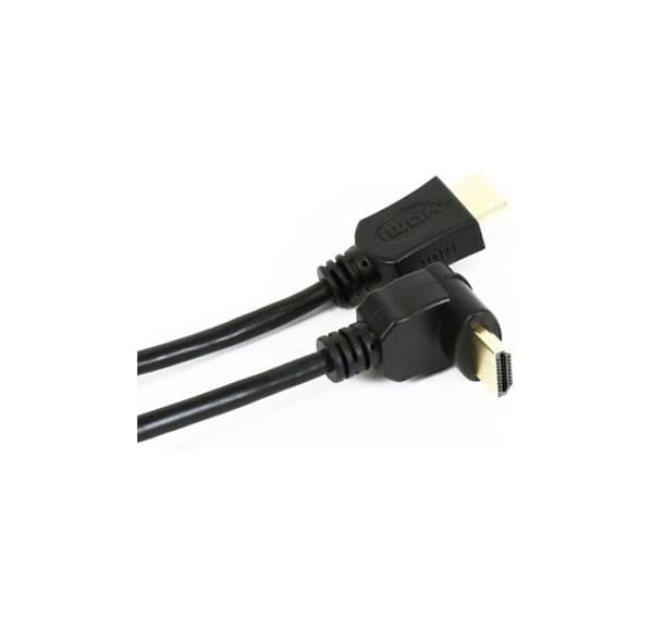 Omega-kaapeli HDMI 1,5 m kulmikas (41855)