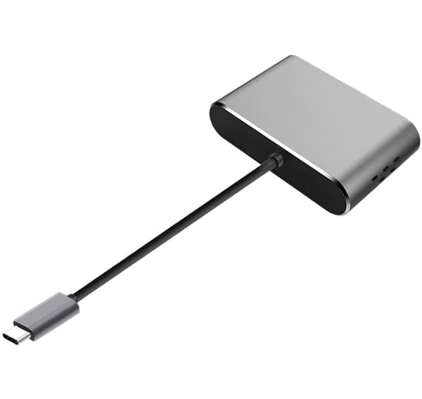 Platinettadapter USB-C - HDMI/VGA (45224)