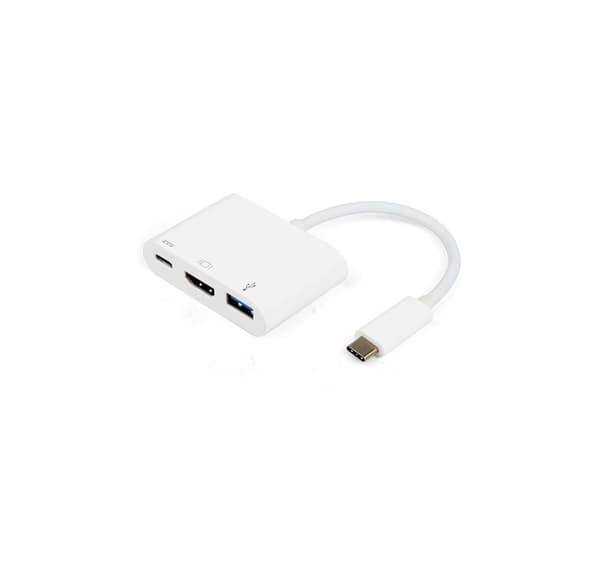 Vivanco adapter USB-C - HDMI 3in1, hvit (34293)