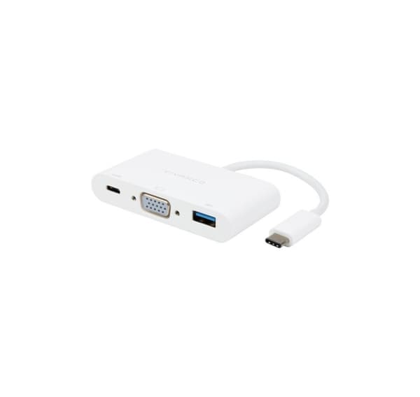 Vivanco-adapter USB-C - VGA 3in1 (45386)
